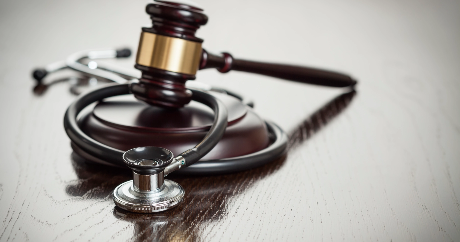 gavel and stethoscope